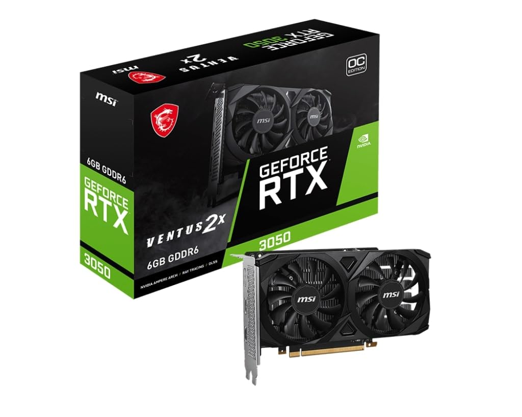 RTX 3050 VENTUS 2XD 6GB OC