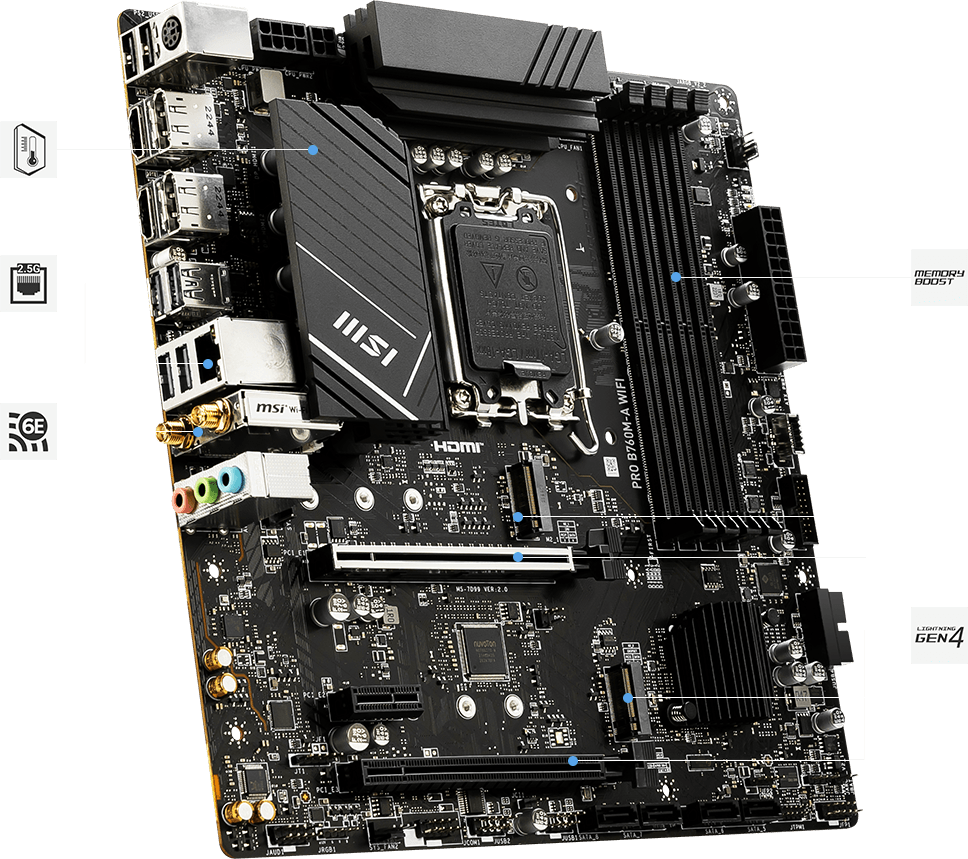 Intel PRO B760M DDR5 WIFI